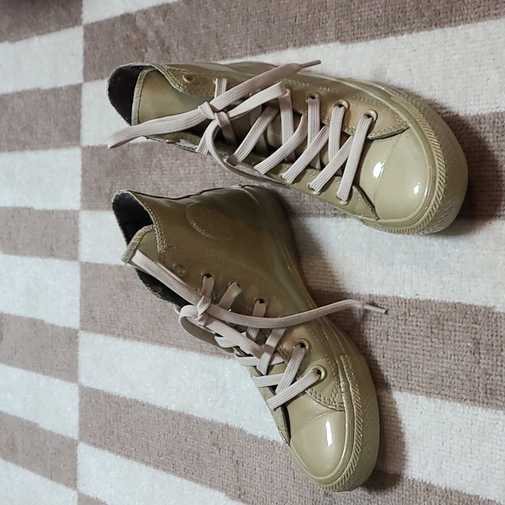 Converse Rubber Booties, gold